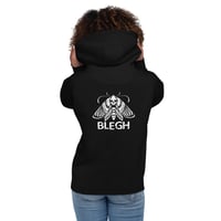 Image 5 of MOTH SKULL BLEGH HOODIE