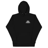 Image 2 of MOTH SKULL BLEGH HOODIE