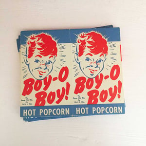 Image of Boîte de pop-corn Boy-O-Boy stock neuf