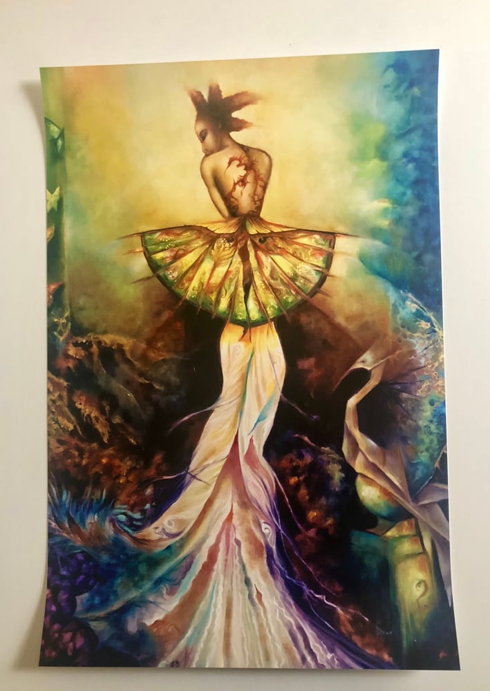 Image of “The Origami Dream”/12x18 PRINT Signed by Artist