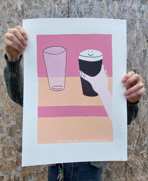 Image of 'Another Pint Of Guinness' Print