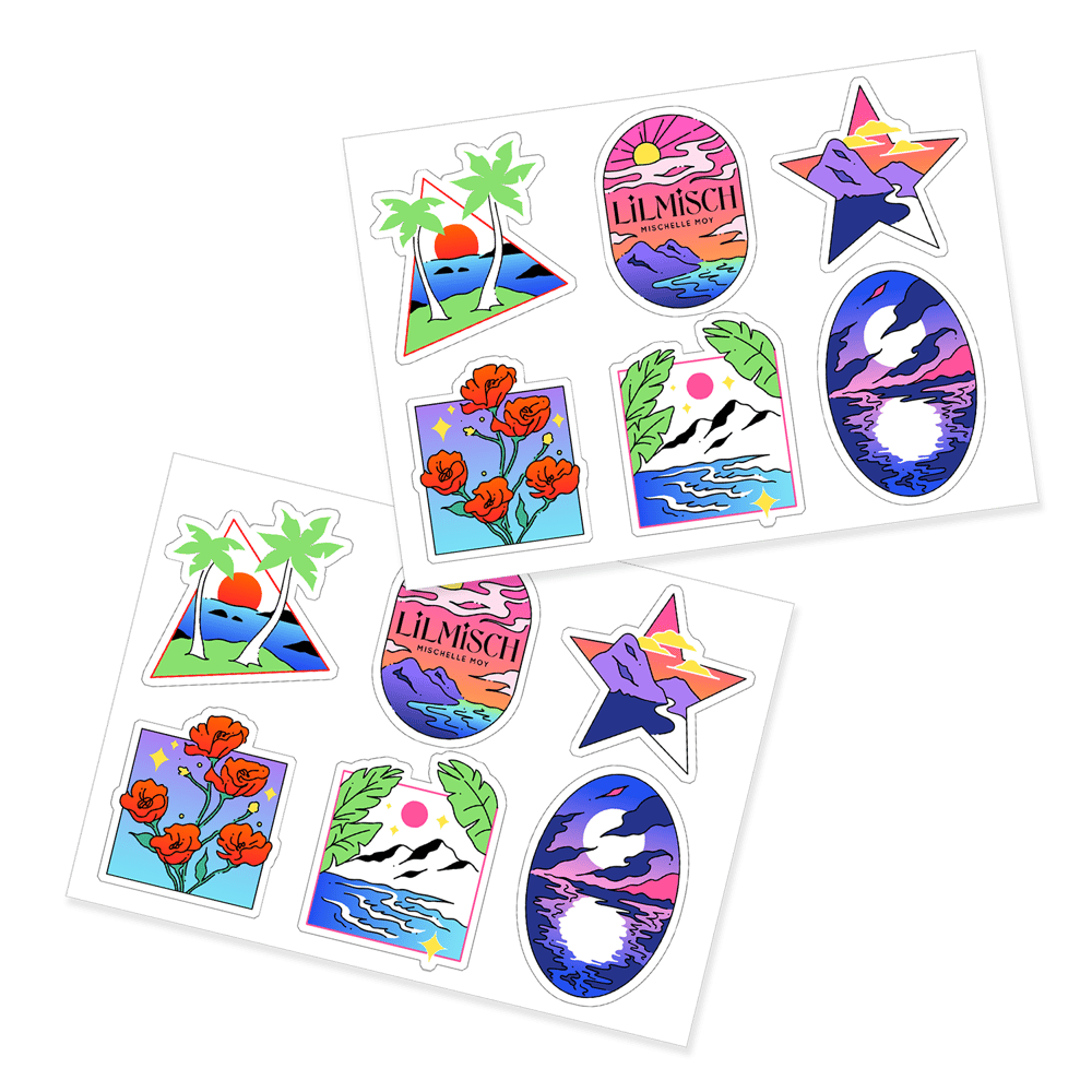 STICKER SHEET: LILMISCH