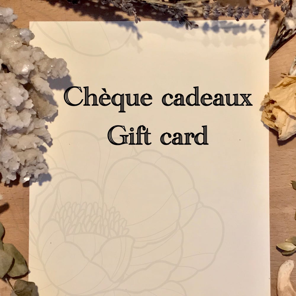 Image of Chèque Cadeau - Gift Card