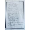 Hand-Written Lyric Sheets