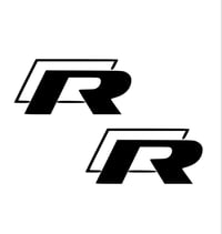 X2 R logo stickers 