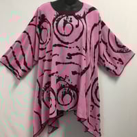 Joy Tunic - Silky Natural Rayon - Hand Painted