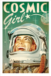 "Cosmic Girl" print