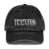 YKWTFGO Vintage Dad Hat ( Black/White )  