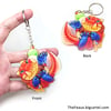 "Tetsy" Eating Dango Acrylic Keychain