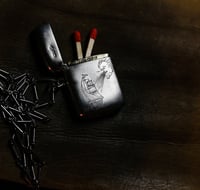 Image 1 of Hand Engraved Antique Match Safe 