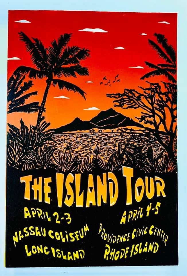 Phish Island Tour Throwback Poster/shirt and stuff