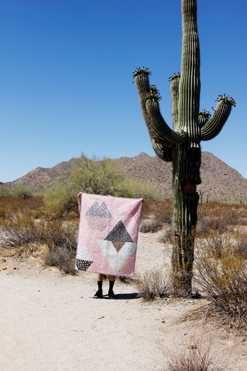 Image of DESERT DIAMOND Quilt PDF Pattern