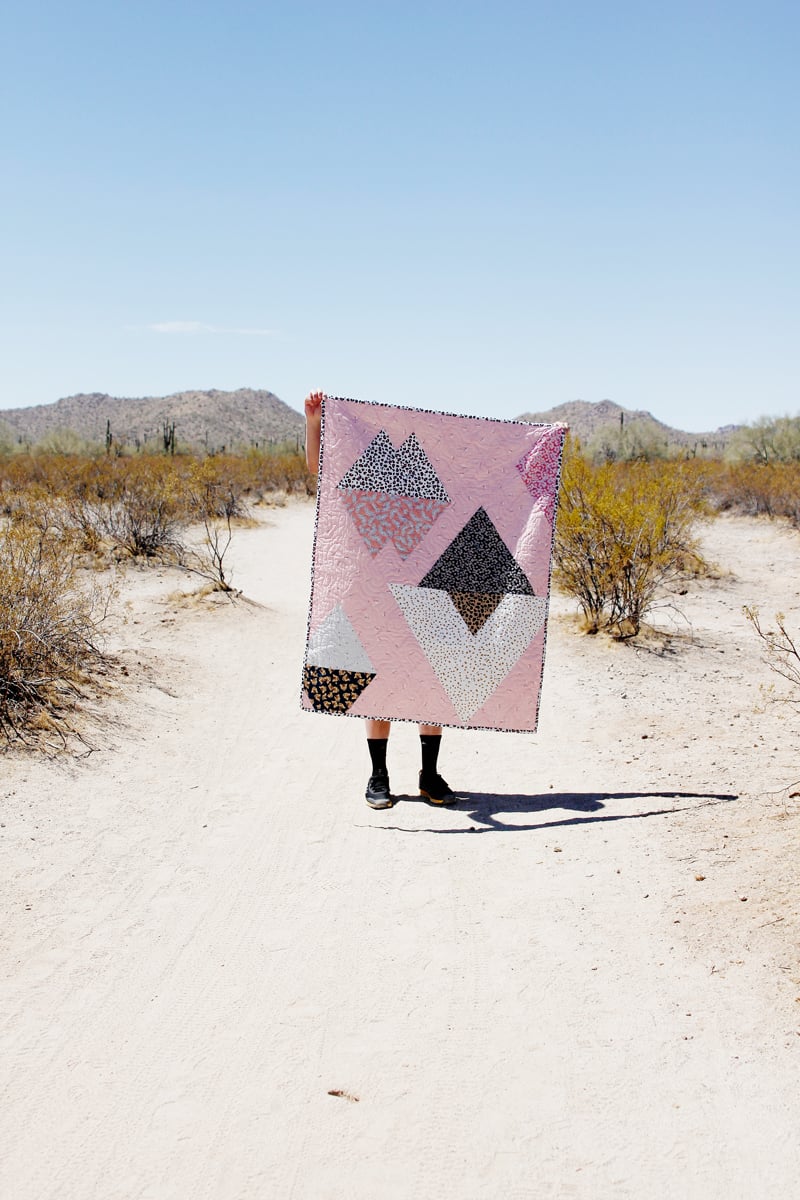 Image of DESERT DIAMOND Quilt PDF Pattern