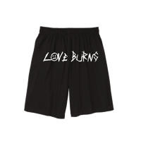 LOVEBURNS BLACK SHORTS