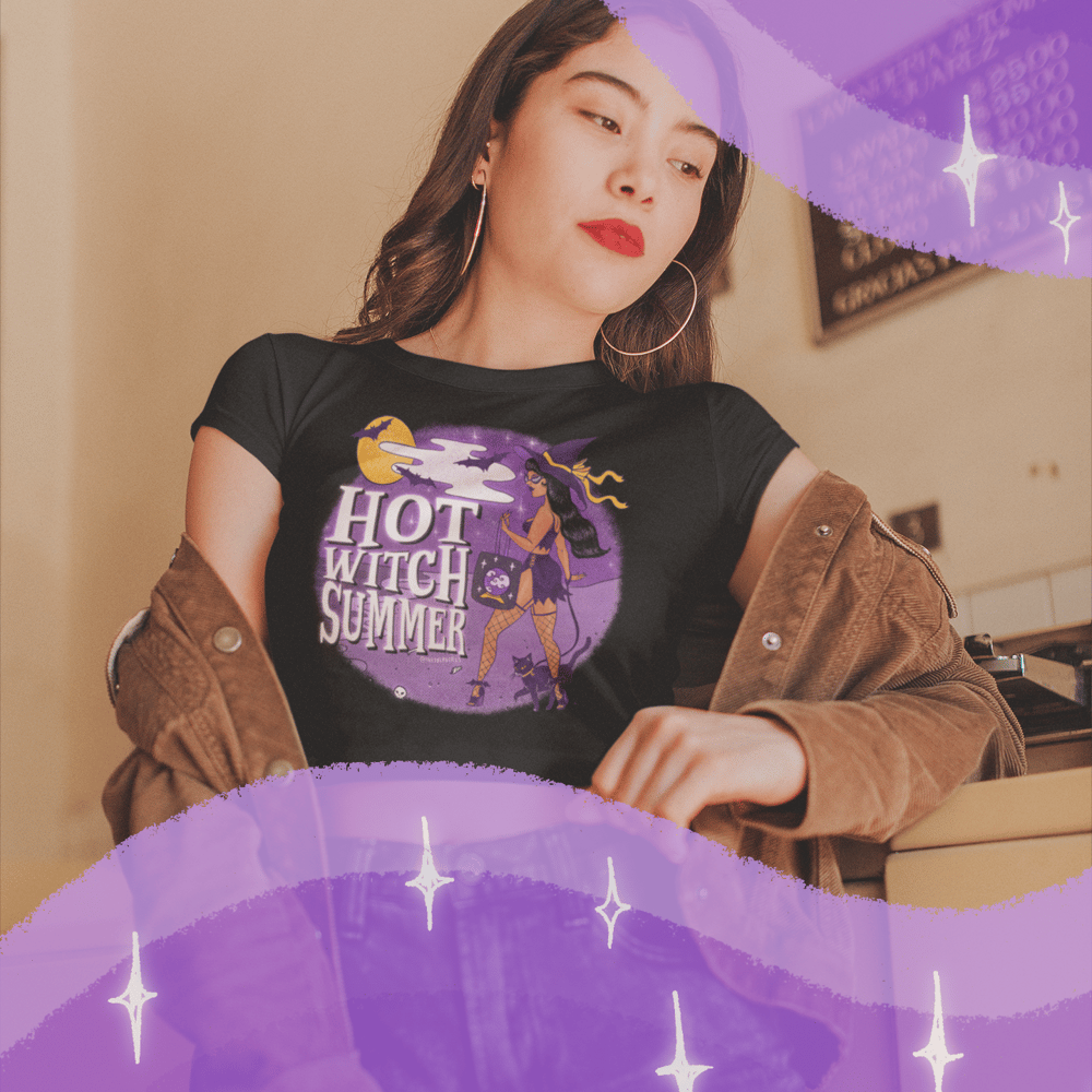 Image of HOT WITCH SUMMER CROP TEE