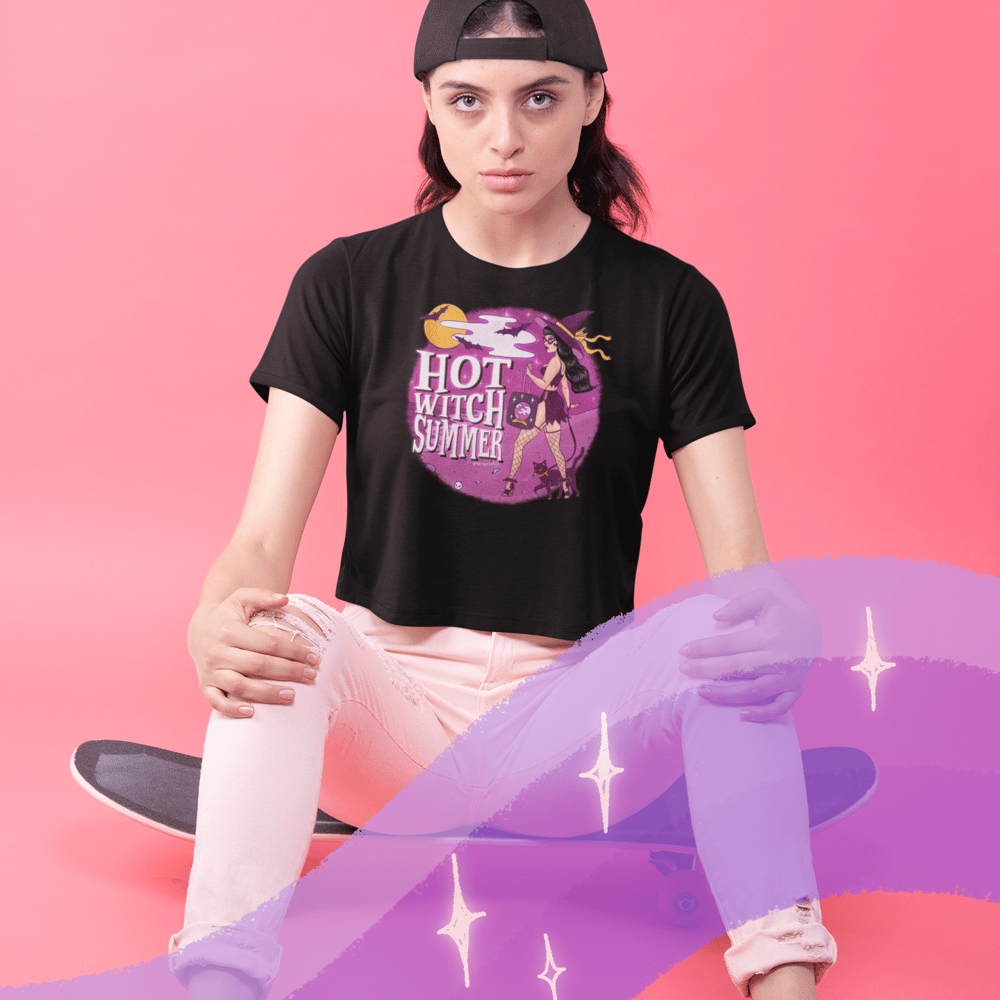Image of HOT WITCH SUMMER CROP TEE