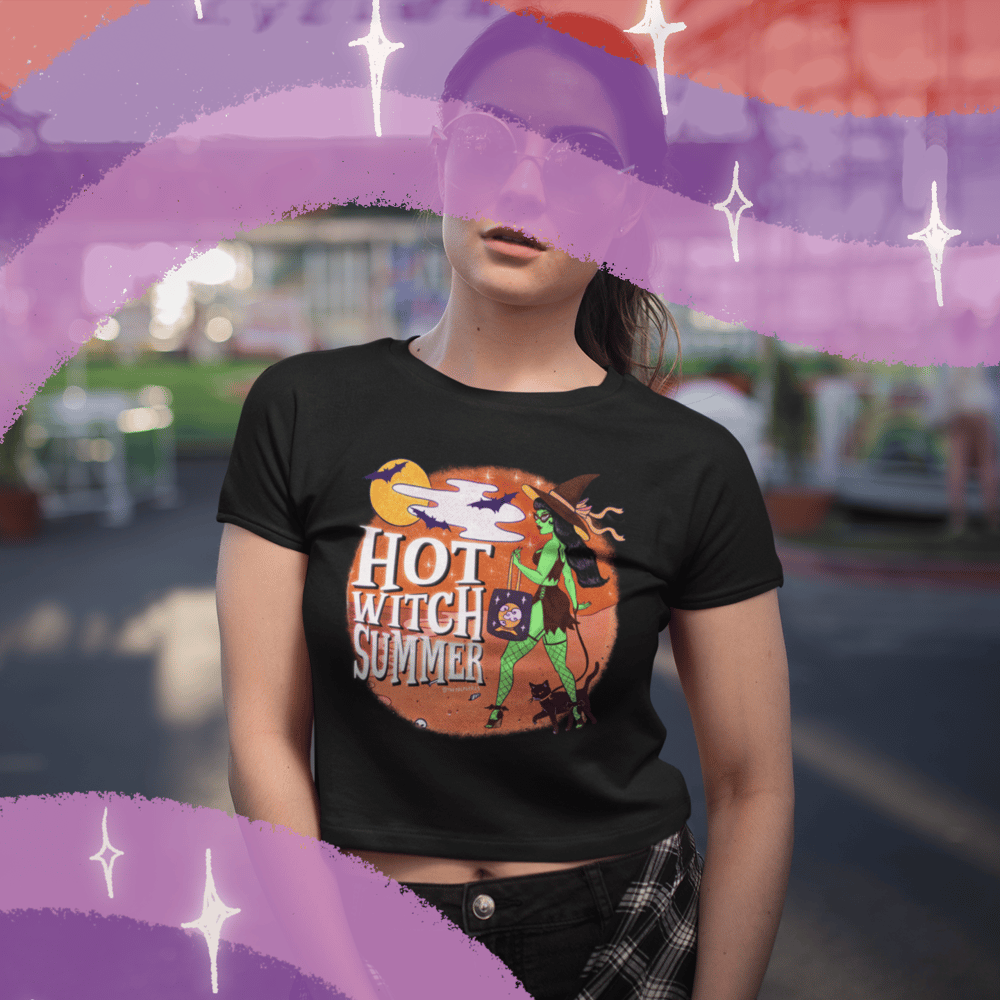 Image of HOT WITCH SUMMER CROP TEE