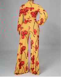 Image 2 of 🌺Mustard Rose Jumpsuit🌺