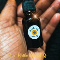 1 oz Hair Oil Sample Glass Bottle 