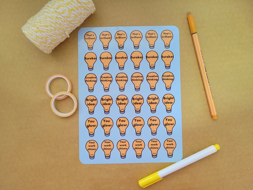 Light It Up Sticker Sheet