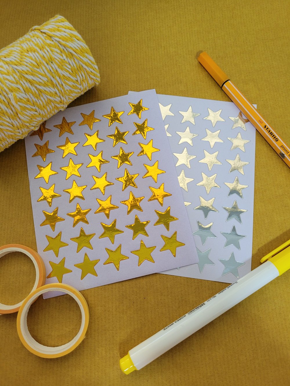 Basic Gold and Silver Stars