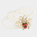 Image of Gucci Inspired Pearl Stretch Bracelet 