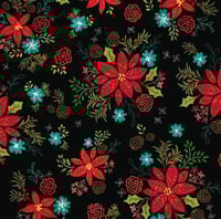 Image 2 of Snowed In Floral Black