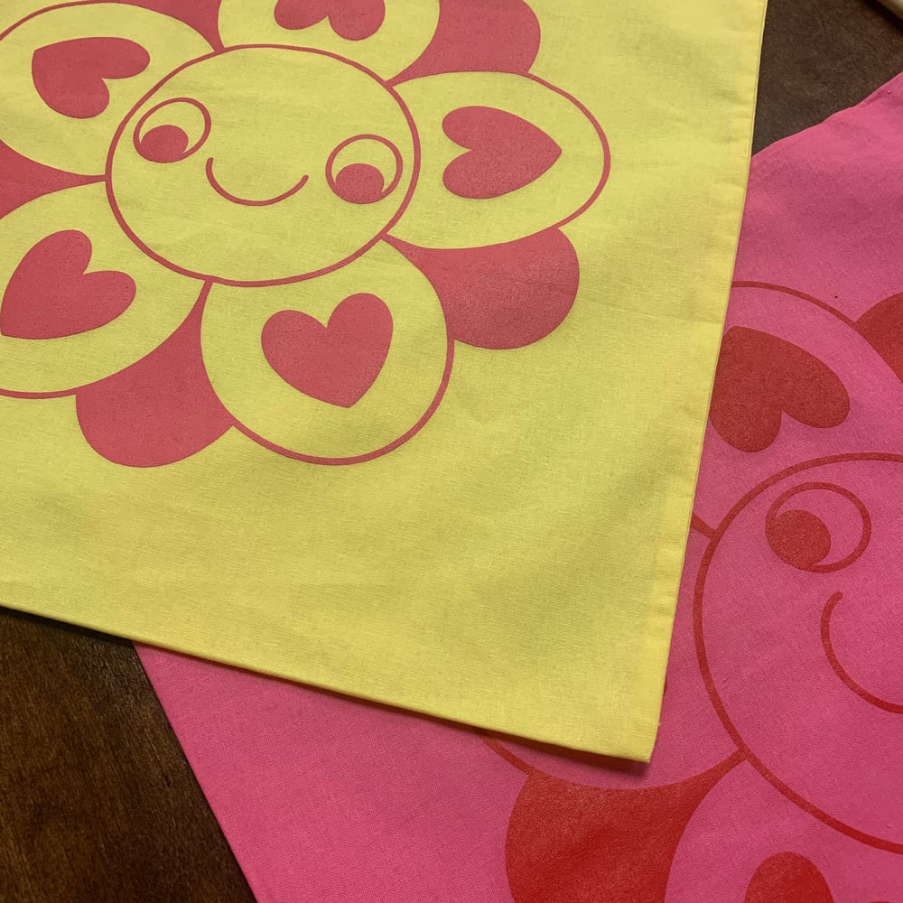 Happy Flower totes 