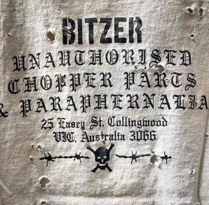 Image of WHITE DISTRESSED T-SHIRT