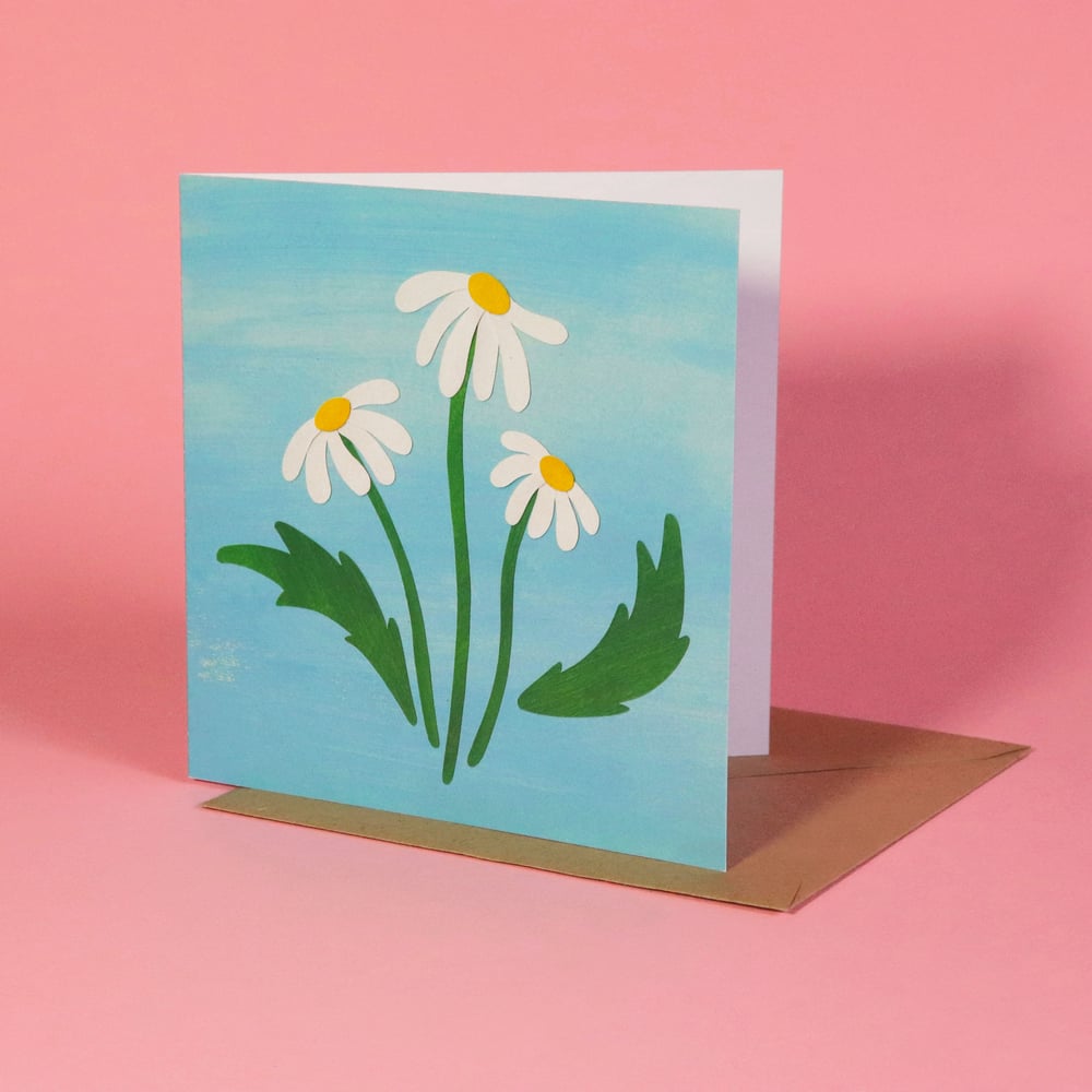 Daisies Greetings Card