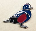 Harlequin - June 2021 - UK Birding - Enamel Pin Badge