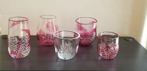 Image of Bamboo leaf pattern cup