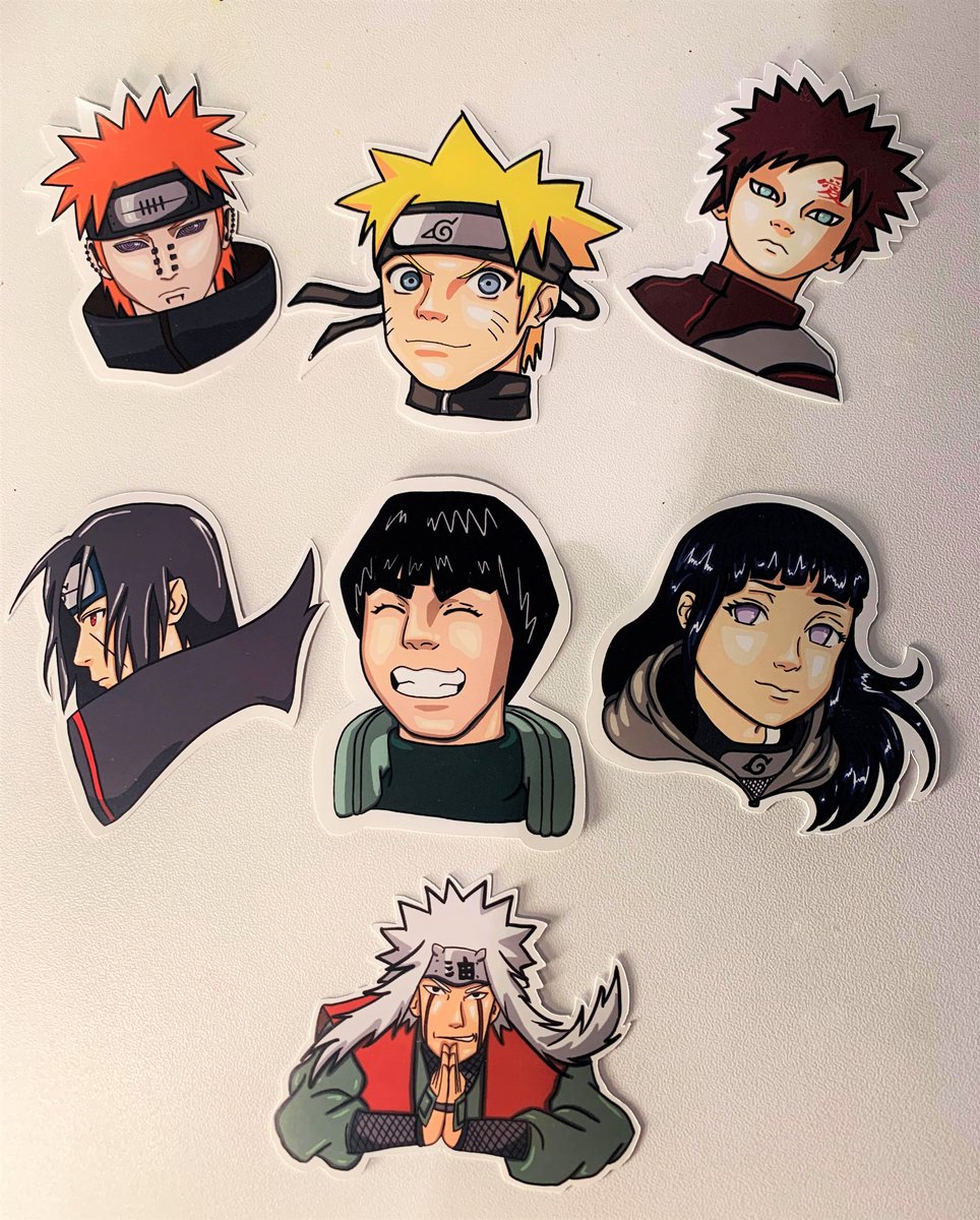 Naruto Sticker Pack Sketchbook Gardyn