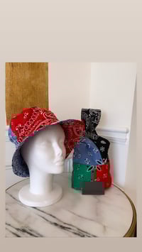 Image 2 of Bandana Multi colored Bucket Hat