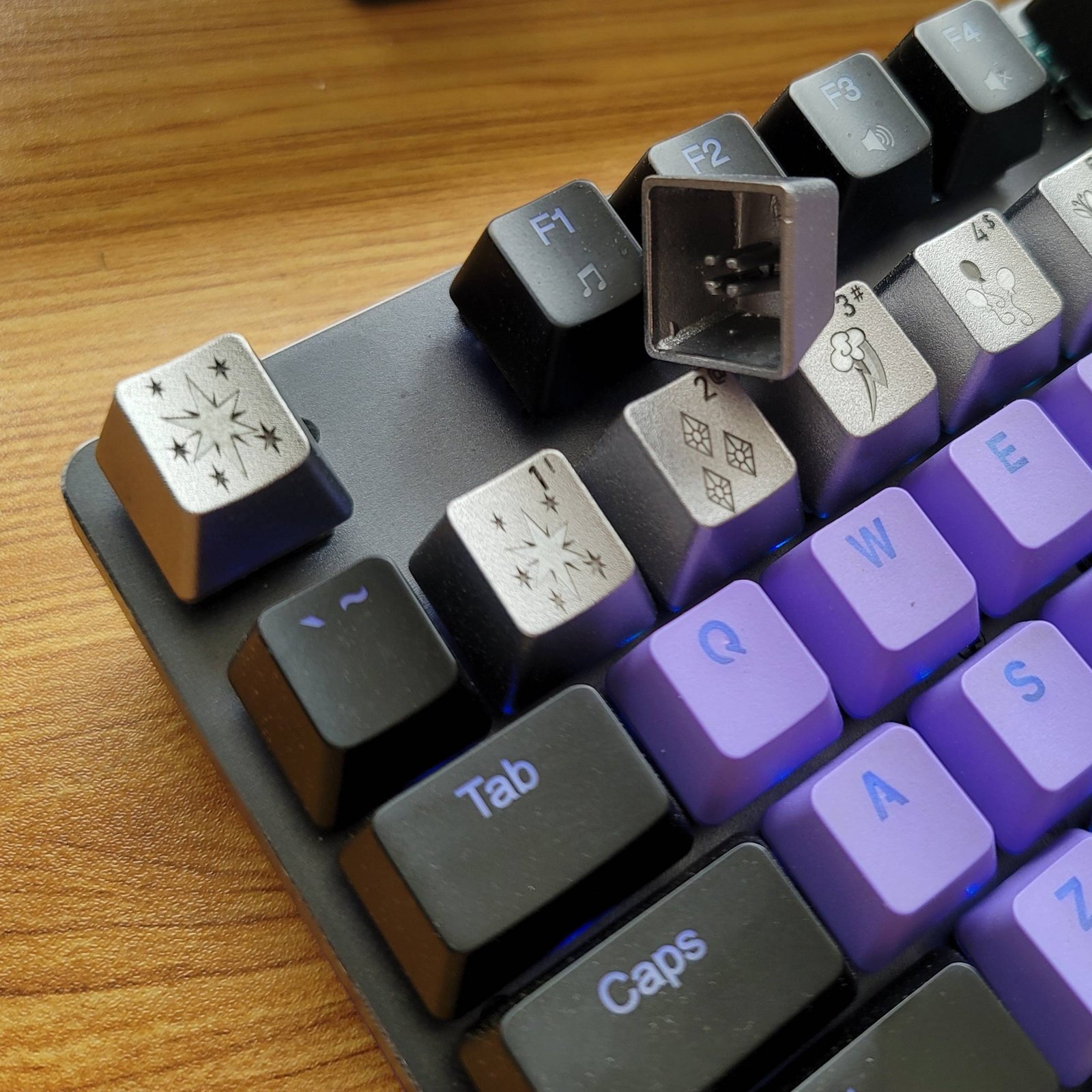 aluminium keycaps