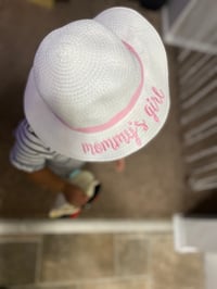 Image 1 of Mommy’s girl beach hat