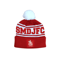 Bloods Red and White Beanie