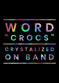 Image 1 of WORD 'CROCS' CRYSTALIZED ADD-ON