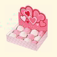 CAJA DE CUPCAKES EXPLOSION ROSA.