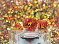 Image 1 of Dice Set - Mars on Fire