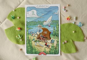 Sinnoh Region Print