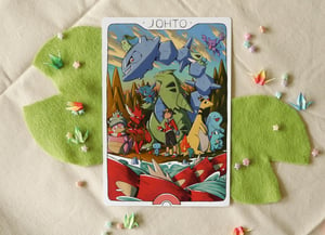 Johto Region Print