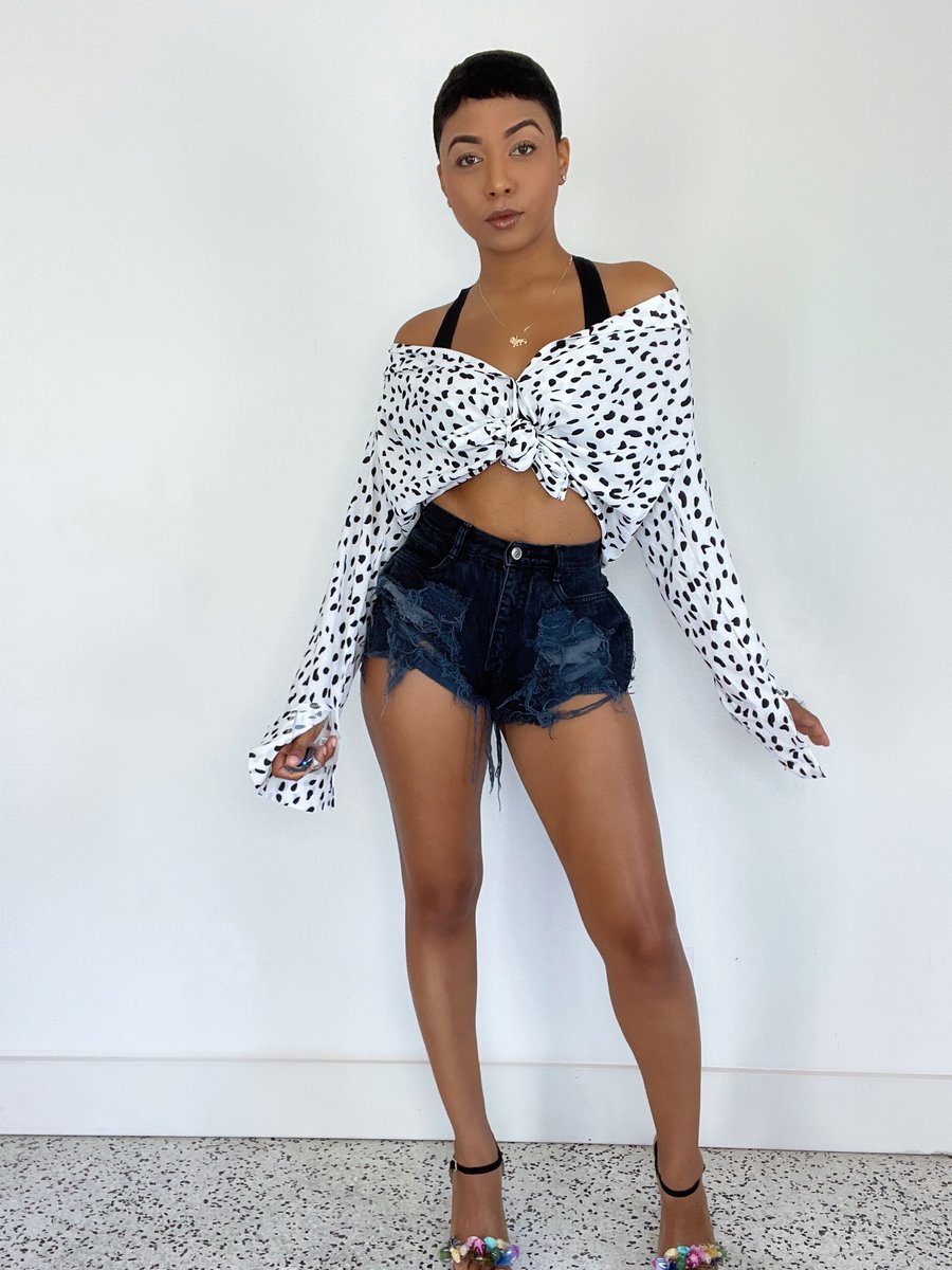 Spotty Blouse Skinimini