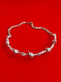 Image 2 of EXTRA THICK BARBED WIRE CHOKER