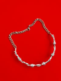 Image 3 of EXTRA THICK BARBED WIRE CHOKER