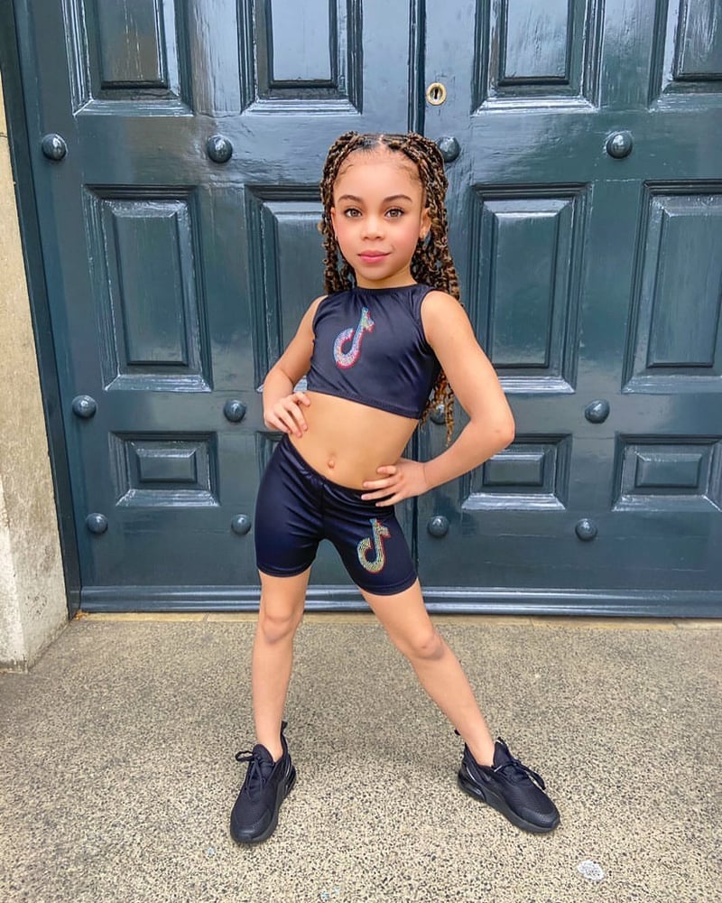 Kids Girls Activewear Sports Bra Crop Top with Leggings Gymnastics Dance  Outfit 2 Piece Set