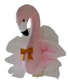 Trophée flamant rose tutu