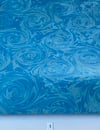 Marbled Paper Gouache on Tabriz Blue - 1/2 sheets