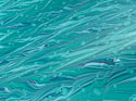 Marbled Paper Gouache Ripples on Marrs Green - 1/2 sheets