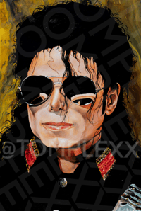 Michael Jackson Print by Tomplexx